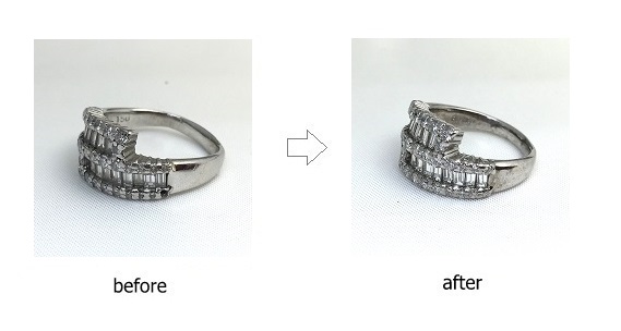 ダイヤモンドの指輪の石落ち修理