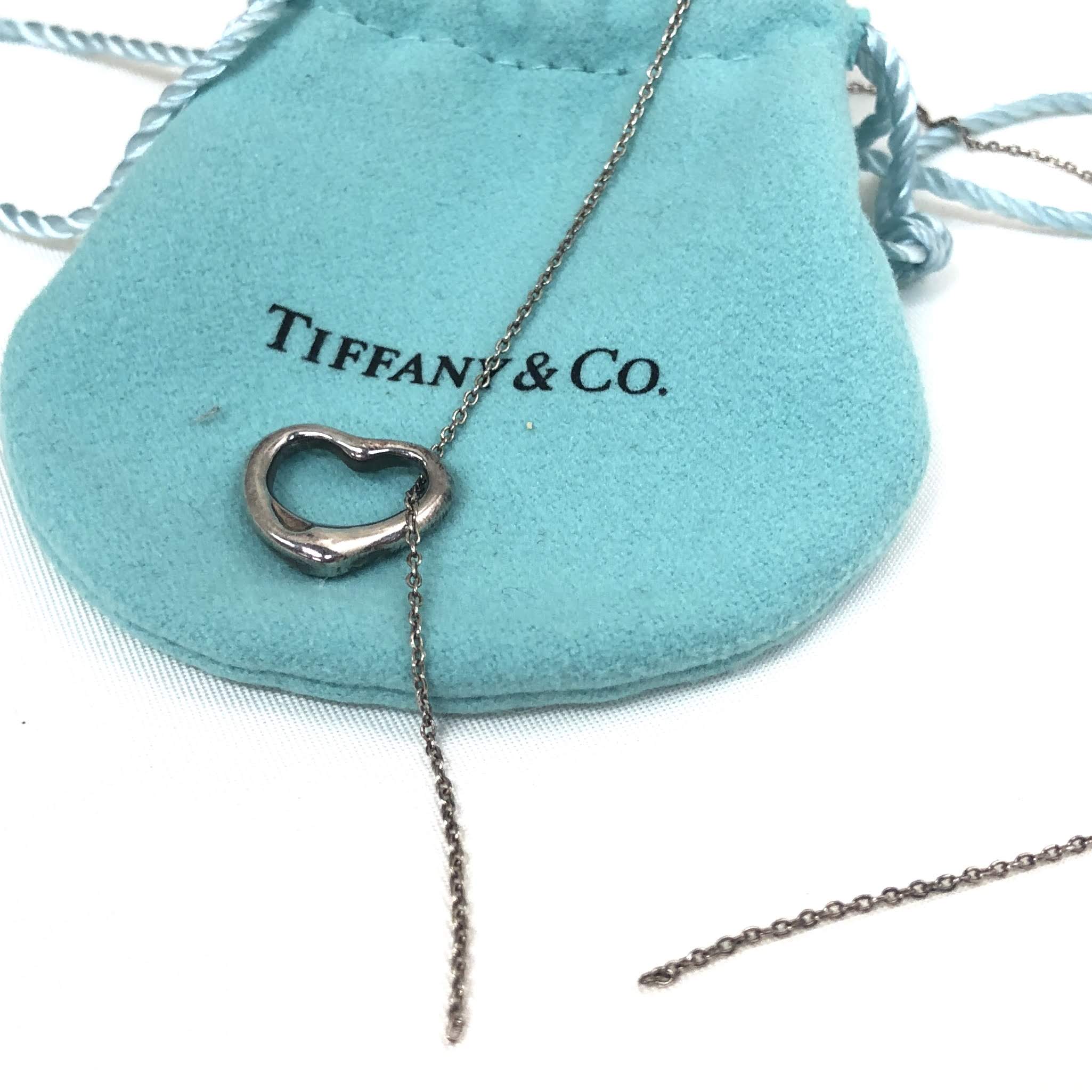 JJB15-7 ティファニー ラヴィングハート ネックレス チェーン破損品 ティファニー(TIFFANY&CO.)|ラビングハートネックレス|HARDOFF